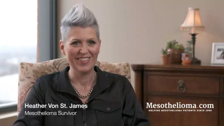 Video of Mesothelioma Survivor Heather Von St. James