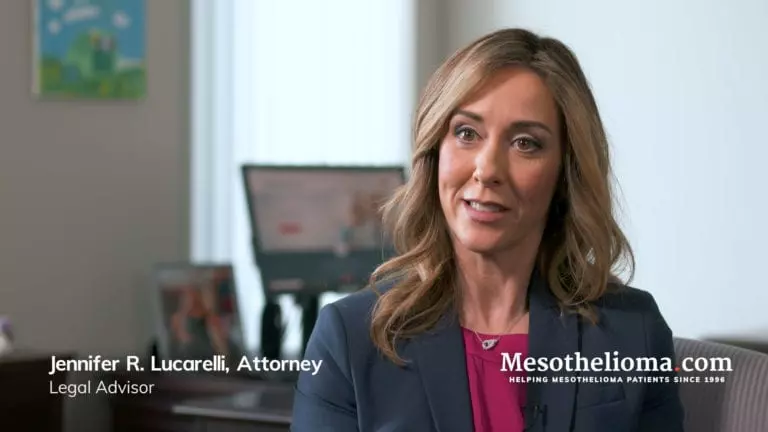 Video of Jennifer R. Lucarelli, Mesothelioma Legal Advisor Video