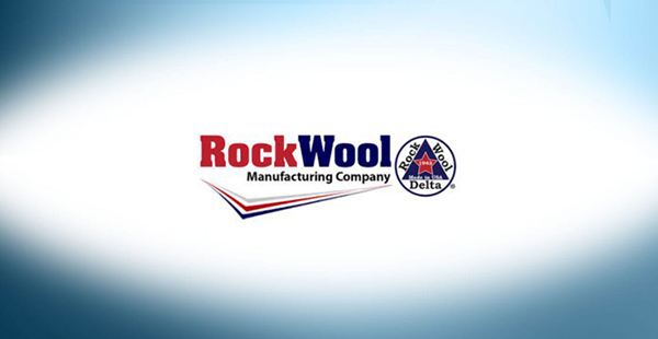 Logo for Rock Wool Manufacturing Company, an asbestos company